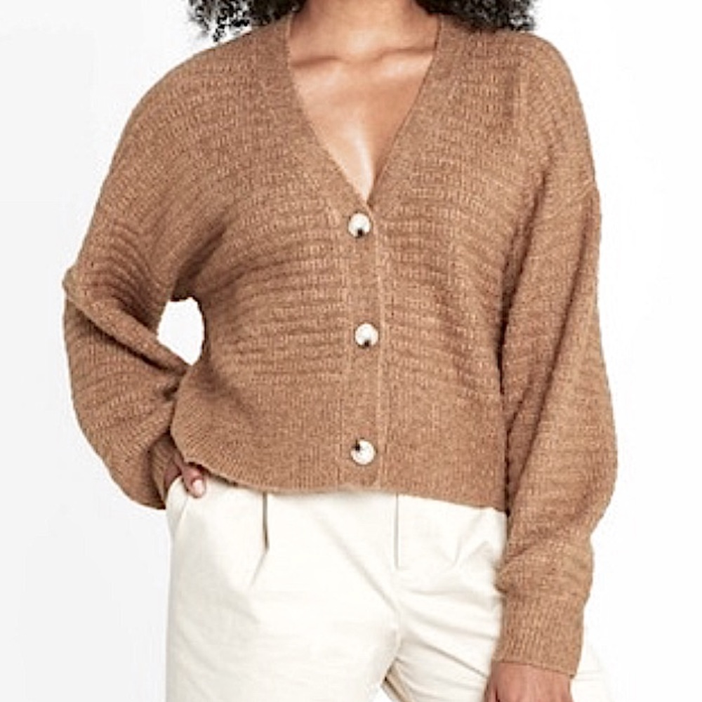 Prologue Cozy Balloon Sleeve Cardigan